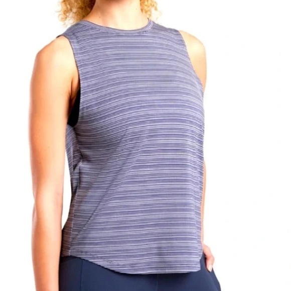 Athleta Cloudlight Striped Muscle Tank Size 2X - Picture 1 of 6